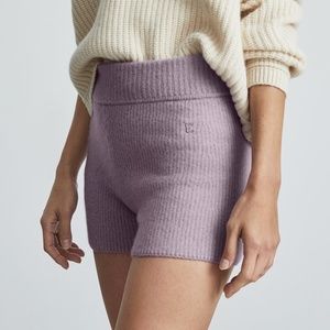 Everlane The Cozy Stretch Shorts Dusty Lavender